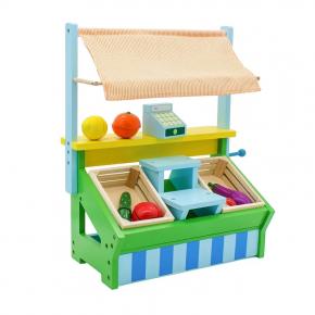 Wooden Mini Market Stall Toys For Kids Ages 3+